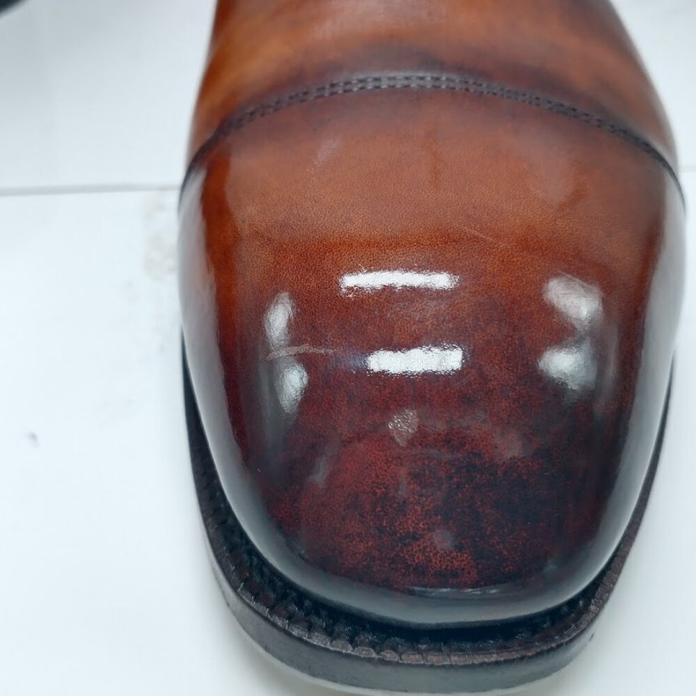 CNES Mottle Calf Balmoral Oxford | US 12 | Bolognese Goodyear | Toe Plates - Picture 5 of 12